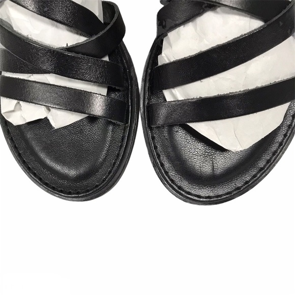 MUSSE & CLOUD KENIA LEATHER SLING FLAT SANDAL NWOT - Picture 8 of 10